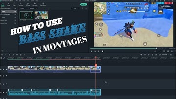 How to Edit #BNL 😍 Bass Shake In Montage😜 - Filmora X PC Tutorial For Beginner -  #SidM