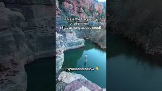 This sound frequency is all about alignment! Stay as long as you need…