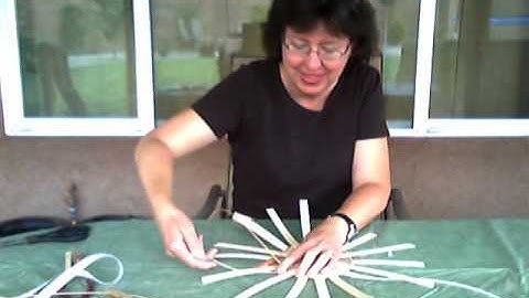 Basket Weaving Video #14--Berry Basket--Adding more spokes
