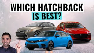 2022 Honda Civic Hatchback VS Mazda3 Sport VS Toyota Corolla Hatchback Comparison Review