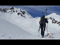 My first time backcountry ski touring  canadian rockies van life