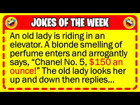 🤣 BEST JOKES OF THE WEEK! - An elderly woman is riding in an... (Discretion Advised) | Funny Jokes