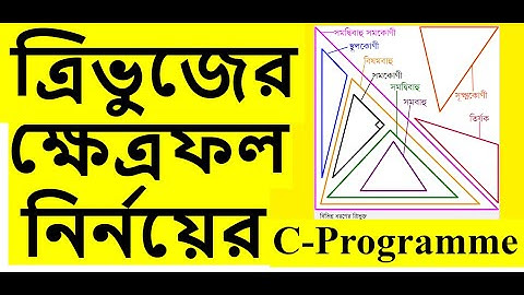Area of Triangle ||C Programme basic||