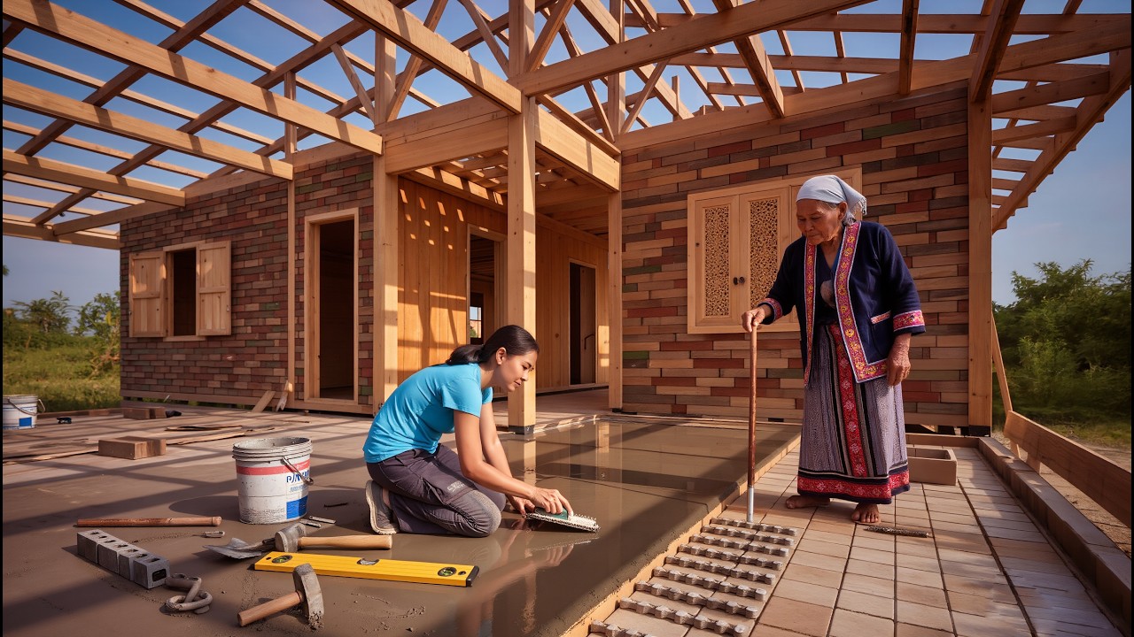 Талантливая девочка неожиданно восстановила дом бабушки спустя 201 день.