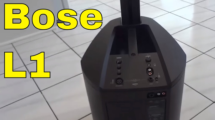Bose l1 compact power stand review