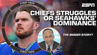Stephen A. applauds the Seahawks for 'ingredients' displayed in win over Chiefs 👏 | First Take