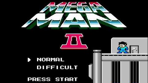 Mega Man 2 - Menu Screen