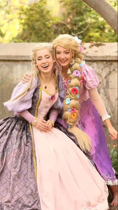Disney and Barbie Rapunzel finally meet! 💖 Cosplay Crossover w/ @RaineEmery