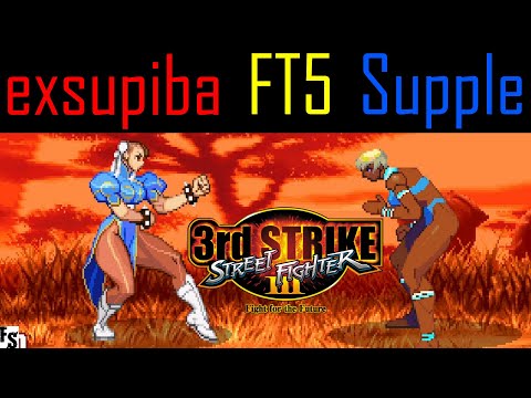 Street Fighter III: Third Strike - exsupiba [Chun-Li] vs Supple [Elena] (Fightcade FT5)