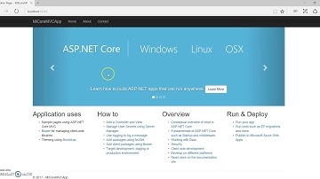 Building & Deploying ASP.NET Core 2.0 MVC Web application to Azure using Visual Studio 2017