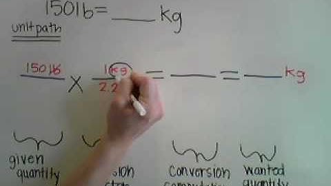 Dimensional Analysis Module Section One Problem 2