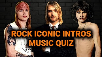 Guess the Rock Song by its ICONIC Intro | Music Quiz