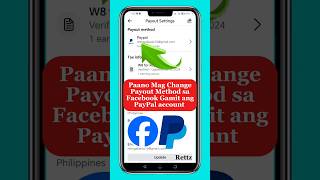 Paano Mag Change Payout Method Sa Facebook Gamit Ang Paypal Account