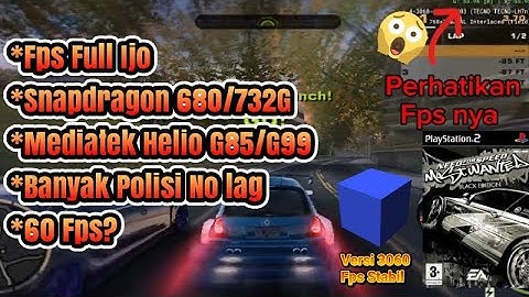 SETTINGAN TERBAIK NFS MOST WANTED AETHERSX2 NO LAG