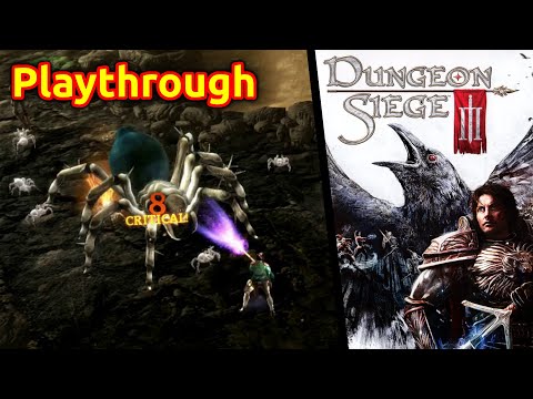 Dungeon Siege 3 + Treasures of the Sun DLC - Playthrough / Longplay - (PC, PS3, Xbox 360)