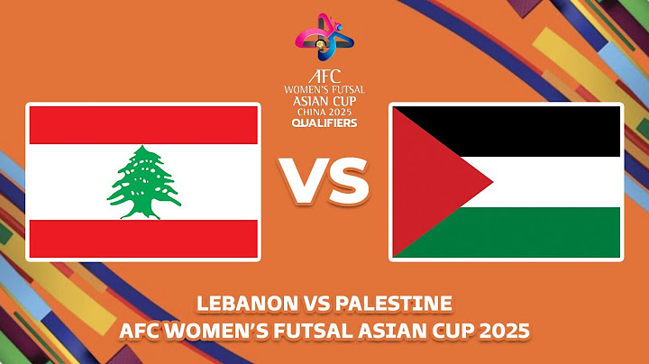 🔴 LEBANON VS PALESTINE - AFC Women's Futsal Asian Cup 2025 Qualifiers