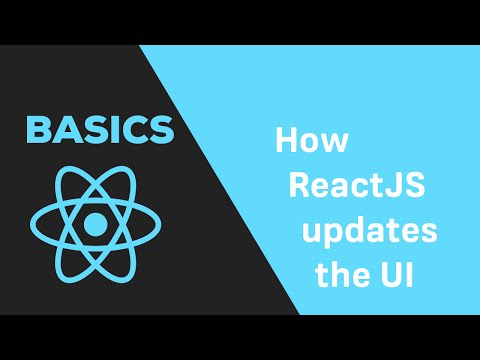 ReactJS Basics - #9 How does ReactJS update the DOM?