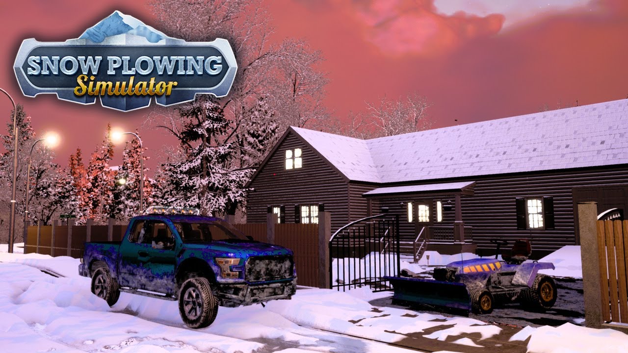 Snow Plowing Simulator First Snow Launching On 23rd January Snow