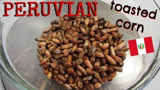 Peruvian Toasted Corn, In Skillet, Cancha I Lorentix