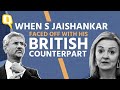 Faceoff  s jaishankars sharp war of words with british foreign secy over sanctions on russia