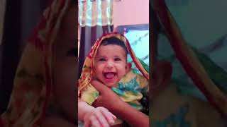 Meri Gudiya Ka Pardha Look 👑💕babygirl #cutebaby #babyvideo #youtubeshorts #cute #princessbaby #baby