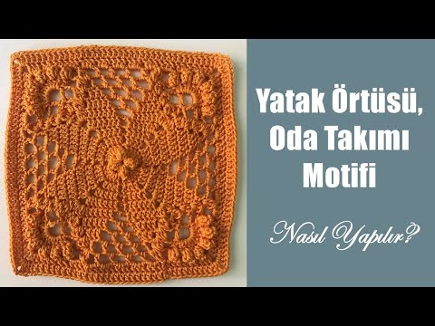 Çok Şık Yatak Örtüsü Motifi / Yazlık Hırka Motifi / Oda Takımı Motifi