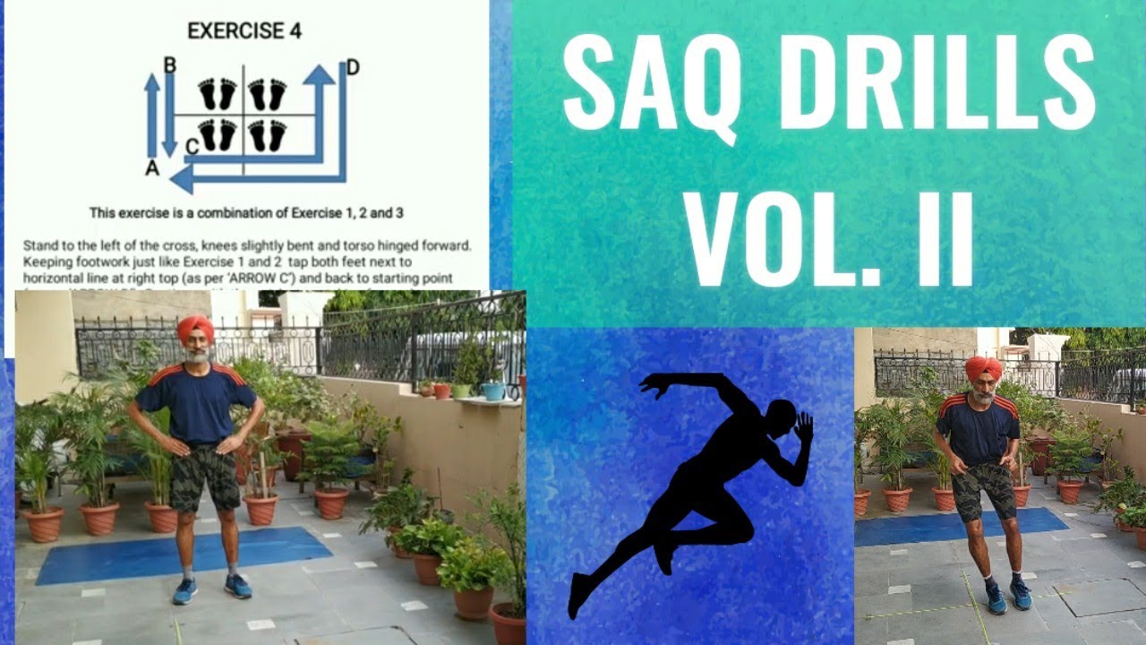 BEST SAQ DRILLS (VOL. II) AT HOME IN LOCKDOWN KANWALJIT SINGH