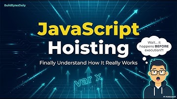 JavaScript Hoisting Explained in 7 Minutes (Super Simple Guide)