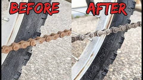 Clean Rust from Bike Chain