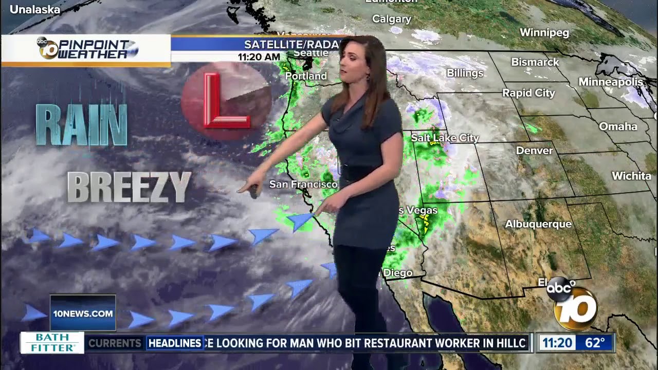 10News Pinpoint Weather with Meteorologist Megan Parry - YouTube