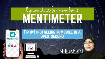 How to install Mentimeter in mobile in a split second