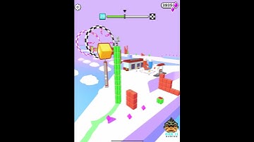 Cube surfer: This game is so much fun! #shorts #gaming #cubesurfer
