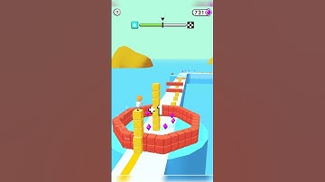 CUBE SURFER Game Level 6 | Gameplay All levels #shorts
