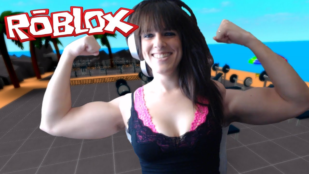 ᐈ Los Mas Fuertes Del Gym Weight Lifting Simulator - #U1408 la chica mas fuerte y musculosa de roblox weight