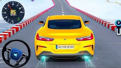 Mega Ramp Monster Car Racing 3D - Extreme Car Stunts - Android Gameplay