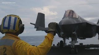 USS Abraham Lincoln F-35C flight ops