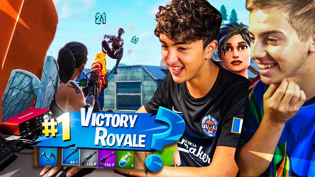 ON ESSAIE DE JOUER A DEUX SUR LE MÊME PC AVEC MICHOU SUR FORTNITE BATTLE ROYALE !