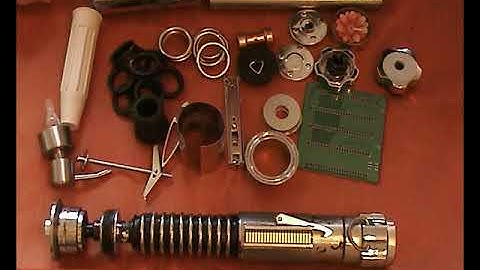 Luke Skywalker Lightsaber V2 DIY how to build guide .