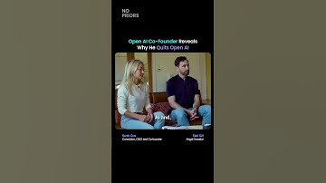"Open AI Co-founder Reveals About him Quitting" on@NoPriorsPodcast #usabusiness #chatgpt #prompttips