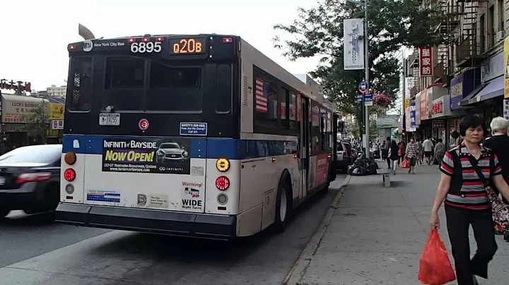 MTA New York City Bus Orion VII HEV 6895 Blackback on the Q20B
