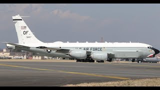 4K] RC135U Combat Sent Yokota 横田基地 サメ口 TakeOff - YouTube