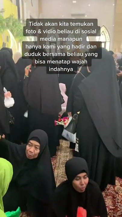 Ini Dia Cara Melihat Wajah Ustadzah Halimah Alaydrus