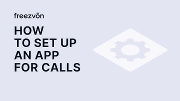 Guide on how to set up an app for calls on Freezvon