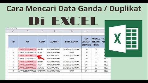 Cara Mencari Data Ganda / Duplikat di Excel #tutorial #youtuberspemula #excel #office