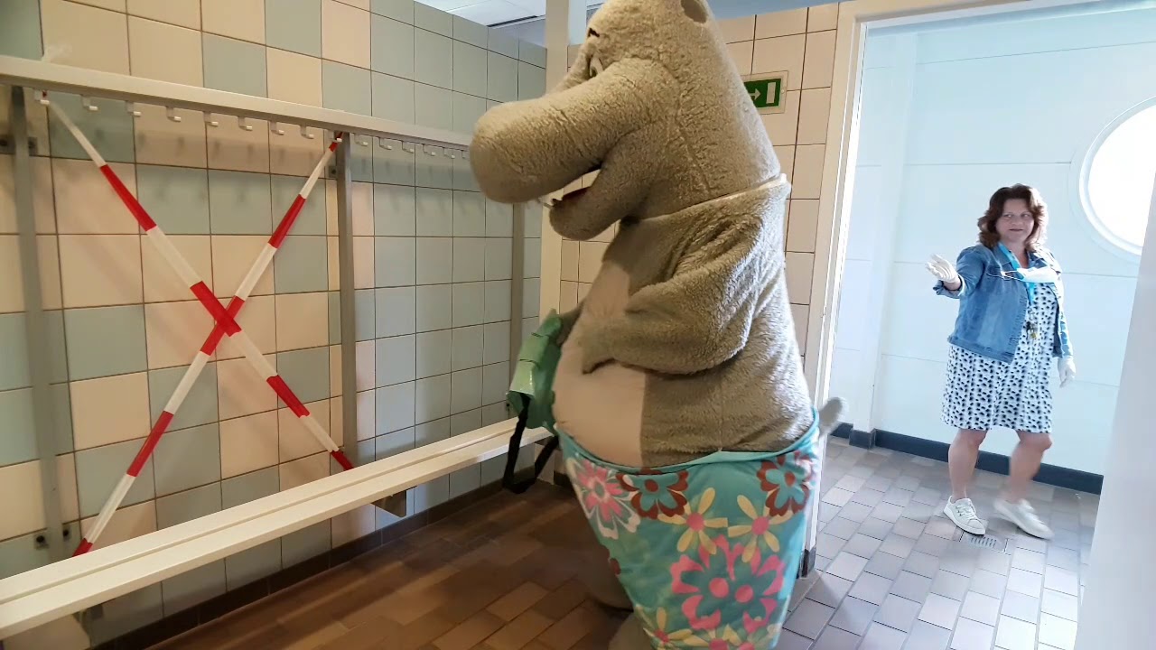 Hoe gaat Jip nu naar zwemles?