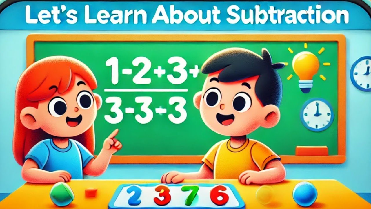 Basic Subtraction For Kindergarten Kids – Fun and Easy Examples ...