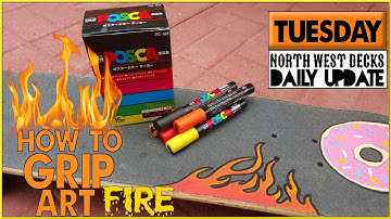 Fire Grip Tape Art