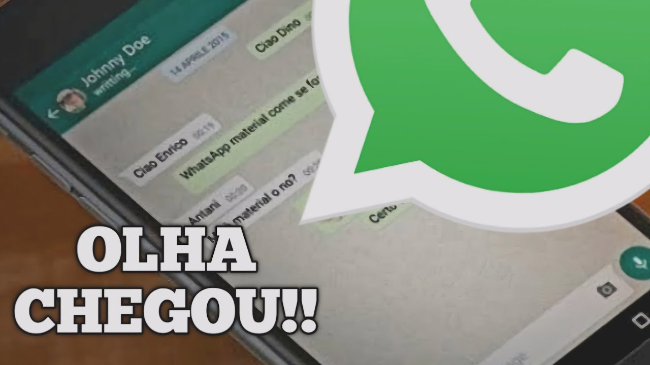 NOVA ATUALIZAÇÃO DO WHATSAPP!!! Olha o que Chegou você vai Gostar - YouTube