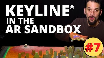 Keyline® in the AR Sandbox #7: The City Forest