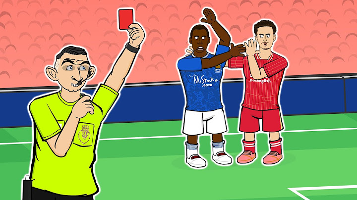 Michael Oliver - red card Liverpool-hater origin story😂 (Everton 2-2 Tarkowski Goals Highlights)